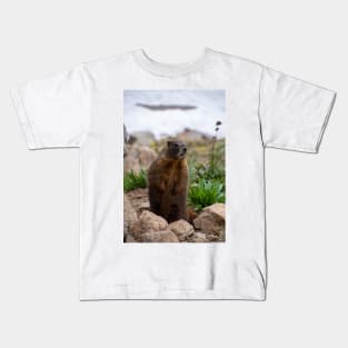 Standing Marmot 2 Kids T-Shirt